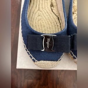 Salvatore Ferragamo denim espadrilles